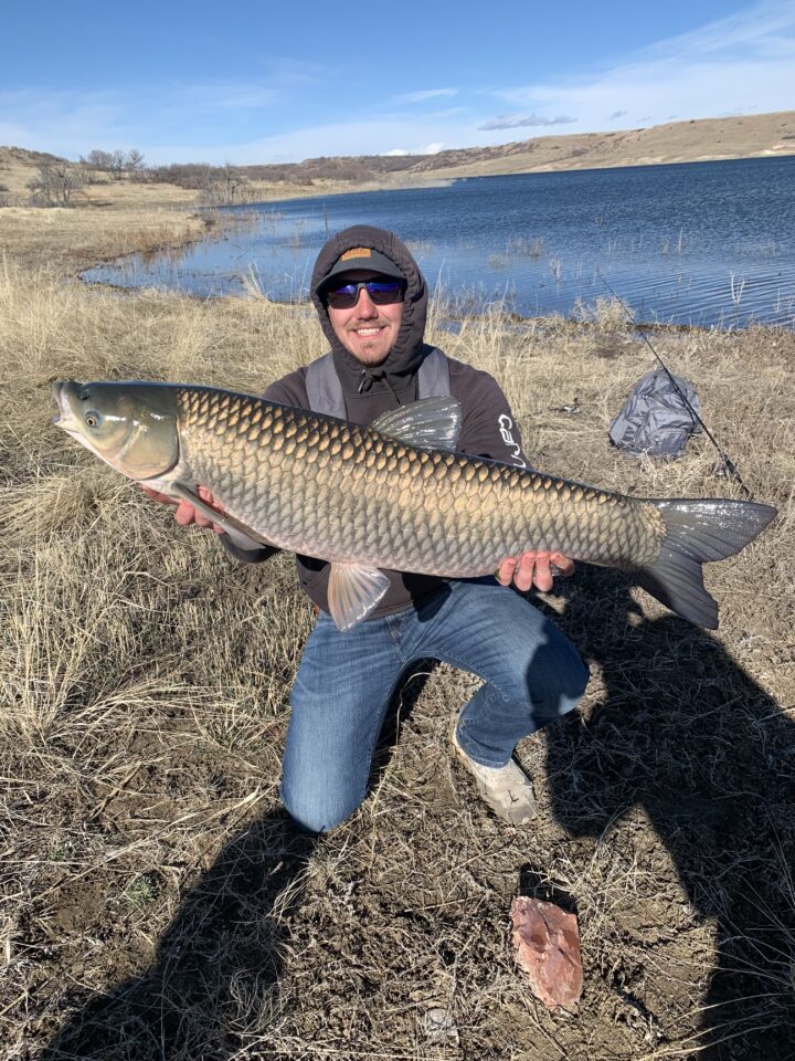 Man holding fish