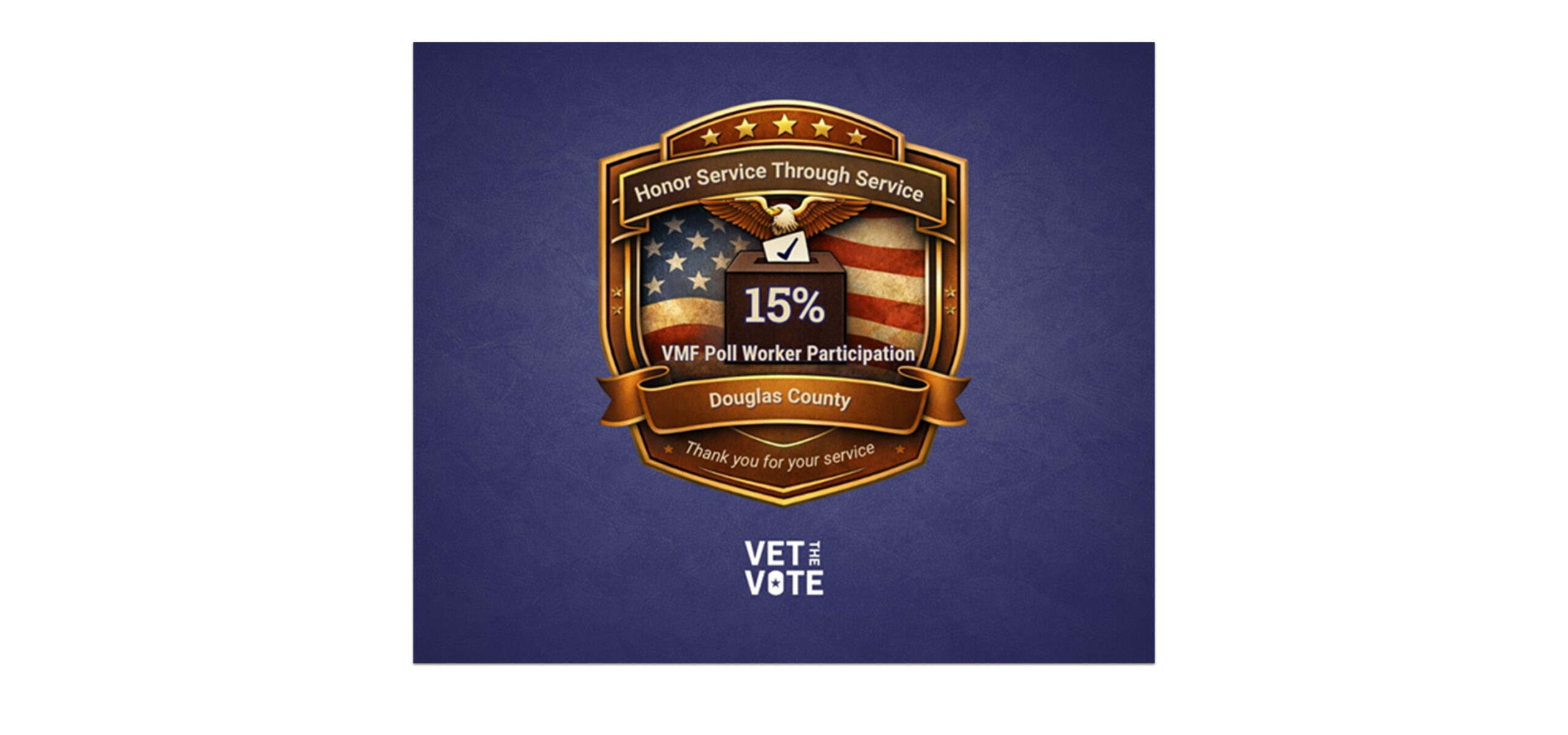 Douglas County Elections recognized by national Veterans organization