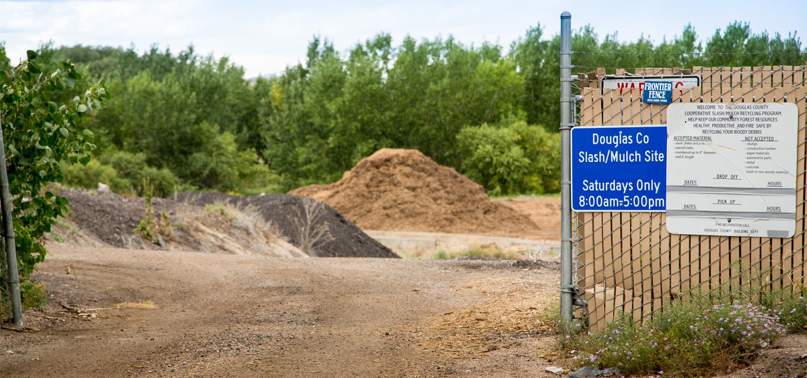 Douglas County slash-mulch site